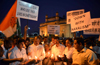 CANDLE LIGHT Vigil at the GATEWAY OF INDIA In Memory of Those Innocent People Who Lost Their Lives in Chattisgarh During The Naxalite Attack on Saturday.