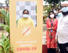 Minister Varshatai Gaikwad inaugurates COVID_19 Free Vaccination Center at Dharavi.