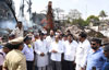 Opposition Party Leader MLA Radhakrishna Vikhe Patil visited Chemical company Blast Spot at MIDC Dombivli.