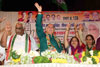 Congress Party Leader Gurudas Kamat during Election Campaign in Mumbai. Congress Party Leader Gurudas Kamat during Election Campaign in Mumbai.