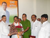 RPI PRESIDENT & EX.MP.RAMDAS ATHAVALE AT SAVIDHAN BUNGLOW BANDRA.